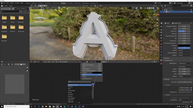 Create easy Stylized text with nodes in Blender /// Blender 2.81 tutorial смотреть онлайн