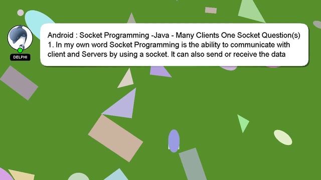 Android : Socket Programming -Java - Many Clients One Socket Question(s) смотреть онлайн