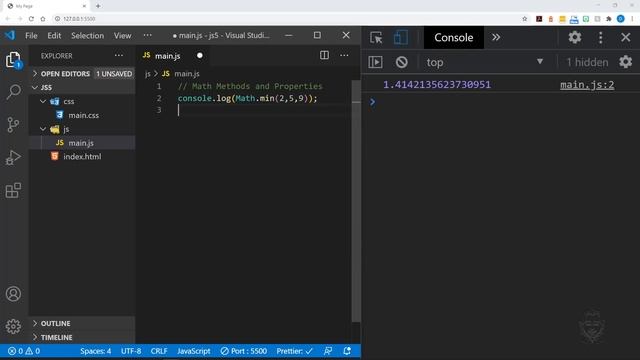 Math Methods and How to Generate a Random Number with JavaScript | JavaScript Tutorial for Beginner смотреть онлайн