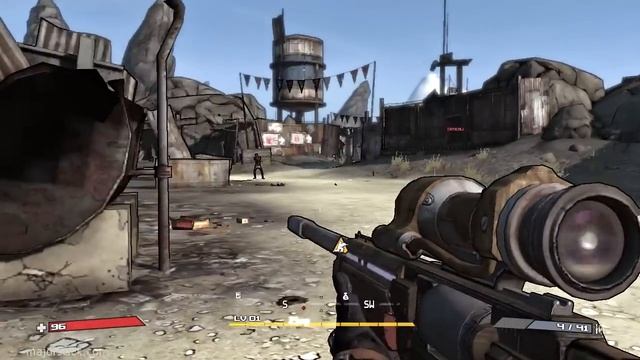 Borderlands Walkthrough by Major Slack - Part 1 - Experienced Player, Smart Gameplay w/ Commentary смотреть онлайн