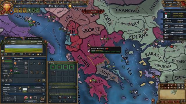 EU4 The Basileus of Byzantium 5 смотреть онлайн