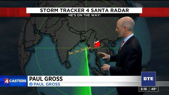 Tracking Santa: Where Santa Claus is on the radar смотреть онлайн