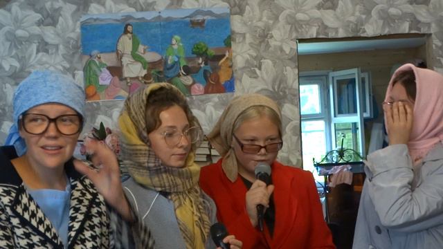 Христианская сценка "Бабульки на браке" смотреть онлайн