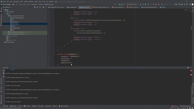 Tic Tac Toe Kotlin application смотреть онлайн