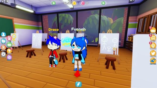My FIRST day at GACHA High School in Roblox! смотреть онлайн