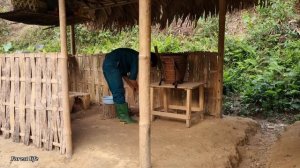 Harvest palm, taro, go to the market to sell, daily life - ep 78