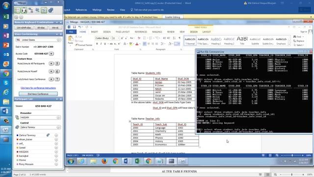 Class Discussions on Prima Key and Foreign Key and Joins in Oracle смотреть онлайн