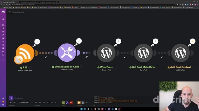 Auto-Blogging new Podcast Episodes to Wordpress via Make.com смотреть онлайн