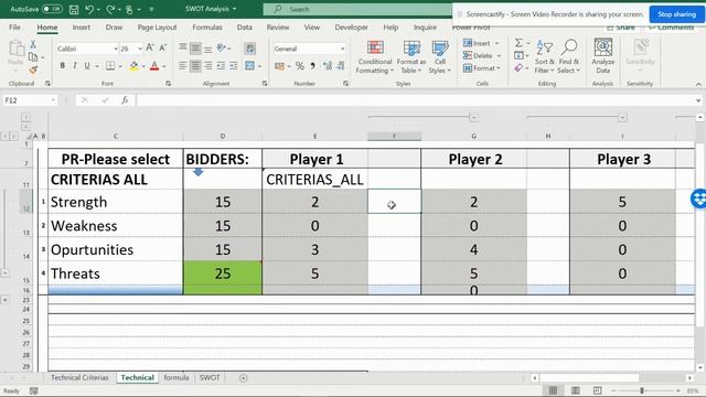 SWOT Analysis- Excel made app смотреть онлайн