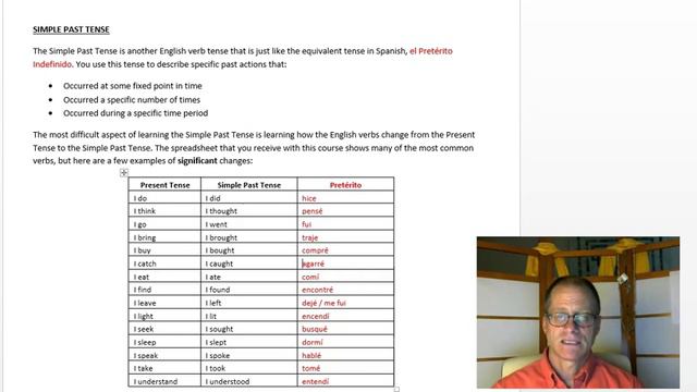 09 Speak English Habla Inglés - Pasado смотреть онлайн