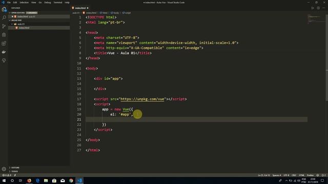 Curso de Vuejs - 01 - Iniciando смотреть онлайн