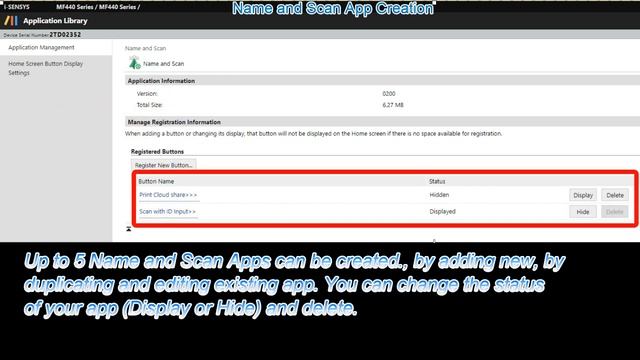 Scan to Folder Setup on Canon i-SENSYS imageCLASS MF440 MF540 (part4) Name and Scan Application смотреть онлайн