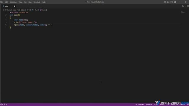 C (Programming Language) Project 49: 'fgets() and puts()' Created by Trishanth Kumar смотреть онлайн