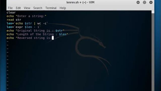 Unix Shell Script to find the Length and reverse of a String смотреть онлайн