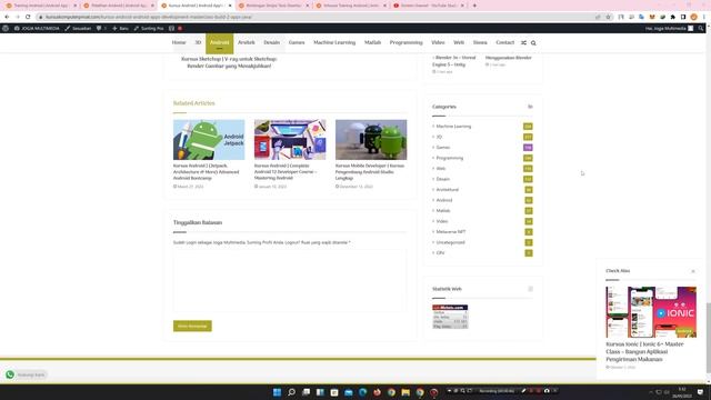 Kursus Android Android App’s Development Masterclass – Build 2 Apps – Java смотреть онлайн