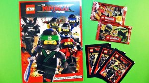 THE LEGO NINJAGO MOVIE 2017! Альбом с наклейками и коллекционные карточки ЛЕГО НИНДЗЯГО ФИЛЬМ