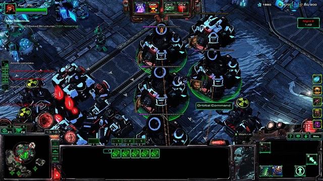 SC2 Nexus Co-Op Dead of Night ▏ Gabriel Tosh & Valerian Mengsk Custom Mutation GamePlay смотреть онлайн