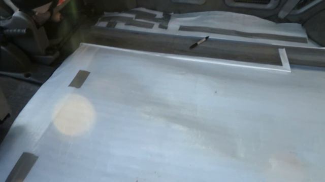 Vinyl Flooring Install | Mitsubishi Delicia L400 Van Build