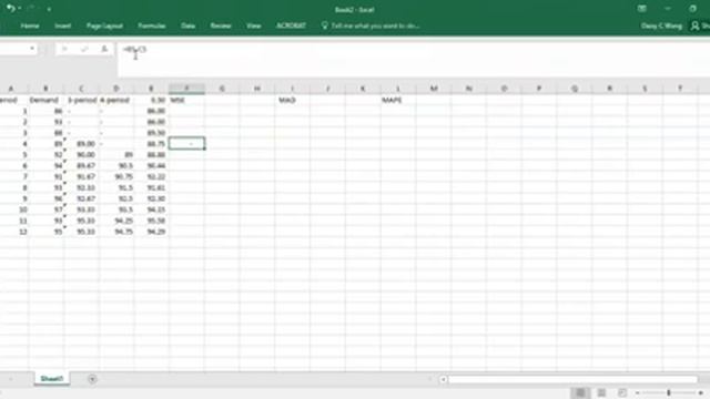 forecast errors calculating смотреть онлайн