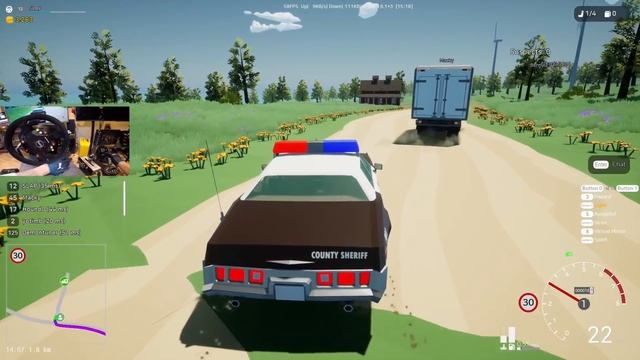 Can You Drift In MotorTown On A Wheel?? - FFB First Impressions! смотреть онлайн