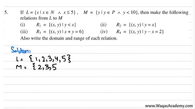 Exercise 5.5 - 10 Class Math | Waqas Nasir смотреть онлайн