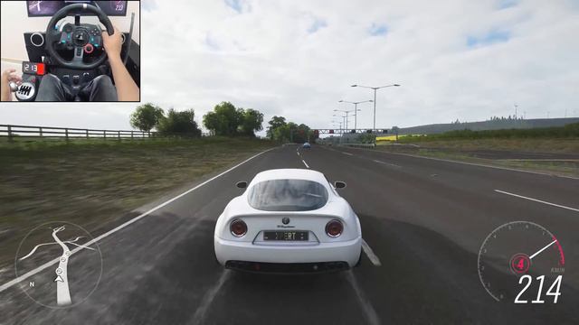 Alfa Romeo 8C Competizione - Forza Horizon 4 | Logitech g29 gameplay смотреть онлайн
