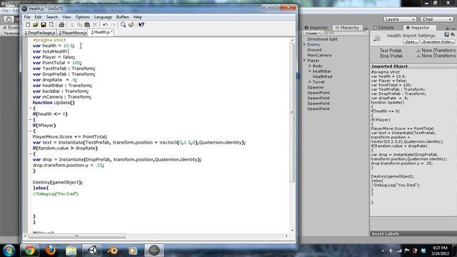 How To Make a Video Game for Beginners: Part 8-Health Bar and more Guns! смотреть онлайн