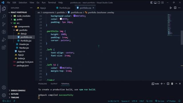 React Portfolio Website Tutorial - Build React JS Portfolio Website - Fully Responsive смотреть онлайн