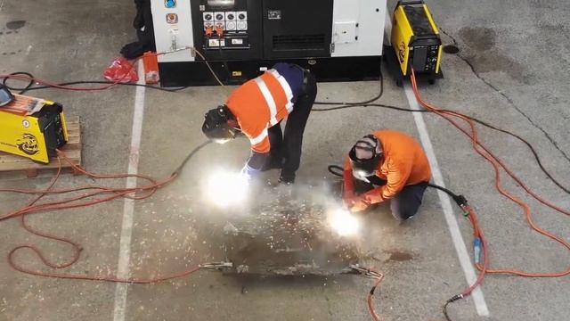 The Maxweld 1000 Air - Ultimate dual 500 amp air gouging unit. смотреть онлайн