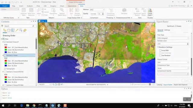 Deep Learning in ArcGIS Pro Part 3 - Exporting and Saving Sentinel 2 Data смотреть онлайн