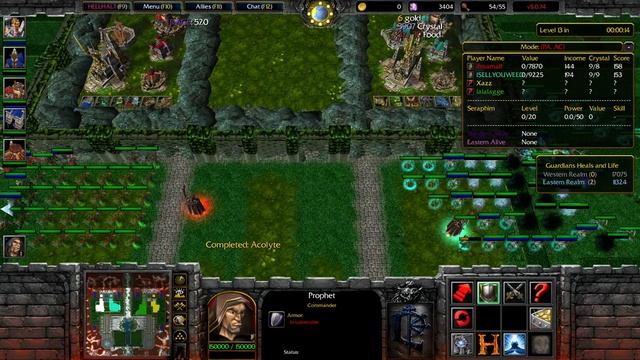 Warcraft 3 Classic HellHalt TD Competitive #63 no sounds смотреть онлайн