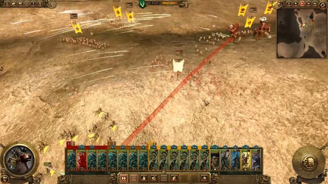 BATTLING WITH BEASTS! Total War: Warhammer - Wood Elves Campaign #4 смотреть онлайн