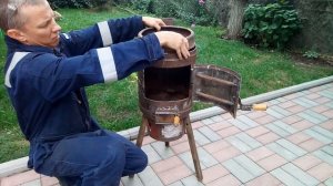 Печь под Казан из газового баллона 25л.