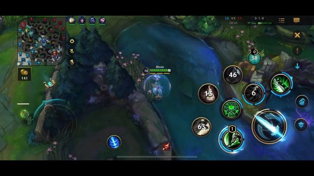 Dawnbringer Riven vs Sett Baron Lane Gameplay - wild rift（Season6）HD 1080p смотреть онлайн
