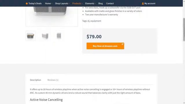 Nozama WordPress WooCommerce Theme Demo смотреть онлайн