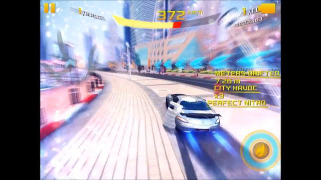 Asphalt 8 : Mercedes-Benz SLS AMG GT (0:58:707 Single tank) смотреть онлайн