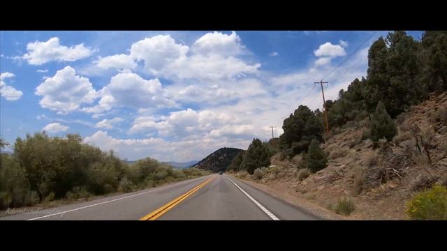 Scenic Highway 395 Through California 4K | Sierra Nevada Mountains Scenic Drive | Desert Relaxation смотреть онлайн