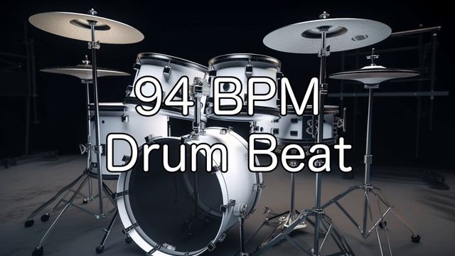 94 BPM Rock Drum Beat for Musical Practise смотреть онлайн