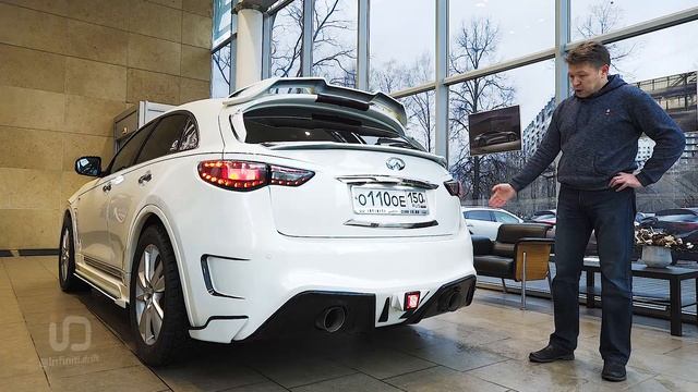 iDrive Style тюнинг Infiniti FX37 - о корме "изюм и вишня" в обвесе F51 смотреть онлайн