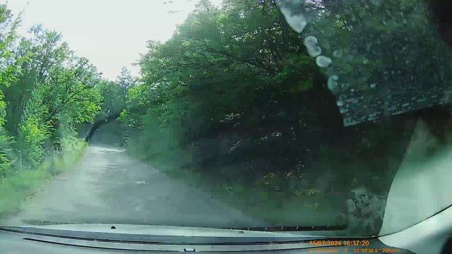 Спуск с Ай-Петри в сторону Бахчисарая. смотреть онлайн