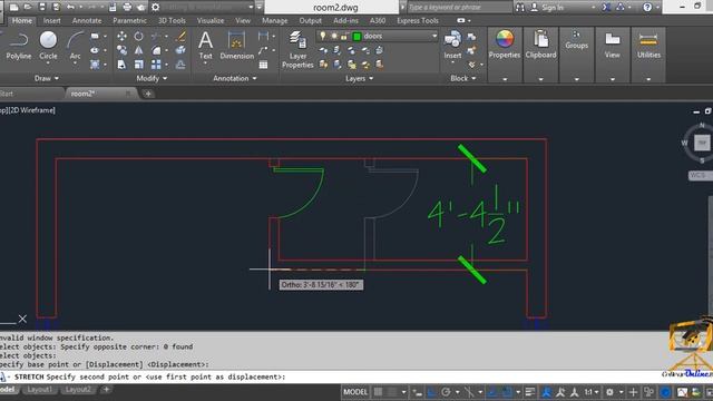 How to use stretch command in AutoCAD 2022 смотреть онлайн