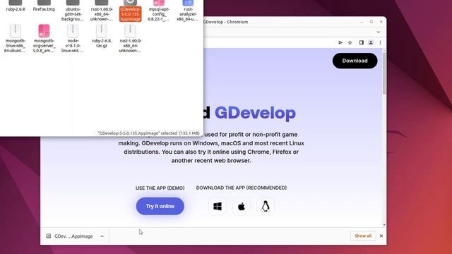 GDevelop - How to install/run GDevelop on Ubuntu смотреть онлайн