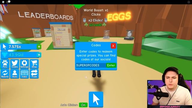 ALL 10 Secret GOD PET Codes in Clicking Legends! Roblox смотреть онлайн
