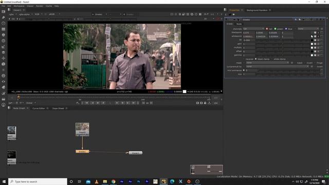 COLOR GRADING IN NUKE THROUGH GRADE NODE смотреть онлайн