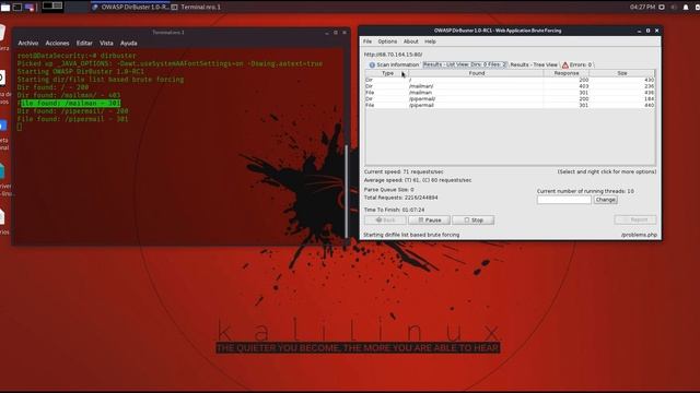 ENCONTRAR DIRECTORIOS OCULTOS EN UN SERVIDOR WEB смотреть онлайн