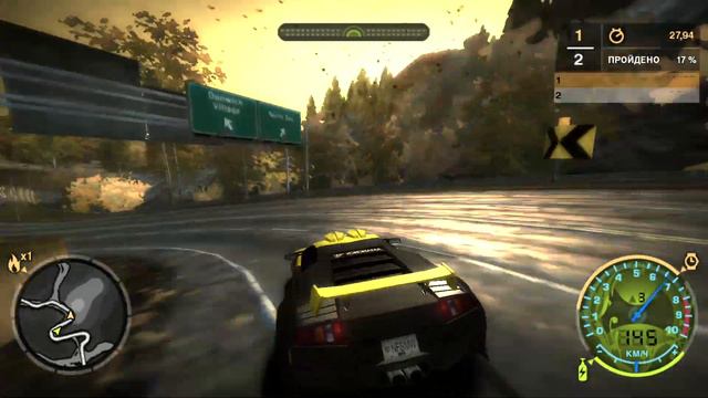 Need for Speed™ Most Wanted - Дуэль против Булла на Lamborgini Murcielago. смотреть онлайн