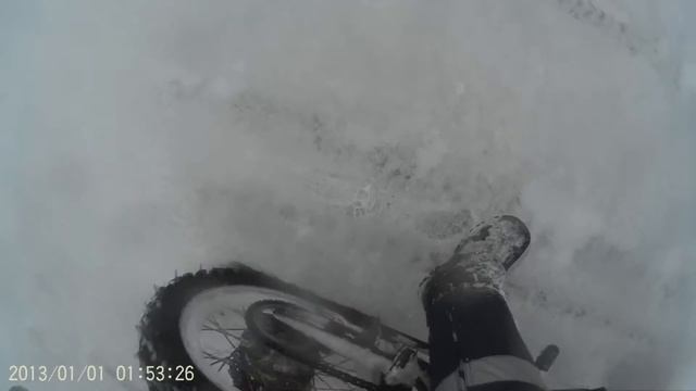 Пилим лед! Stels enduro and Irbis TTR 250 смотреть онлайн