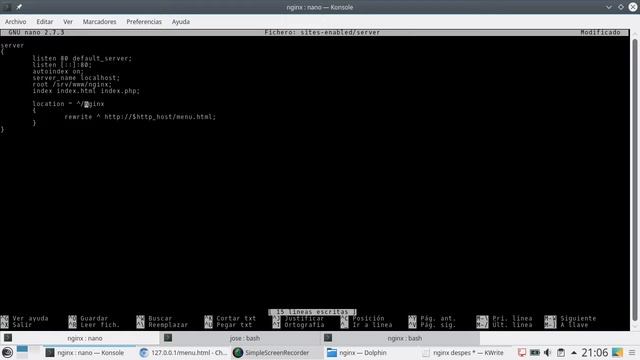 17 - Modificadores para Location [NGINX - Español] смотреть онлайн