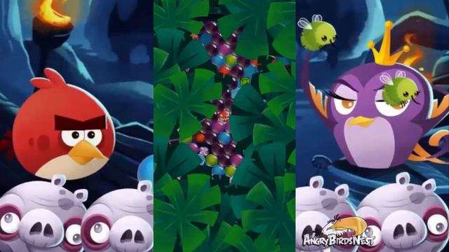 Let's Play Angry Birds Pop Part 64 - Levels 336 to 340 - Red vs The Undead Halloween Update смотреть онлайн