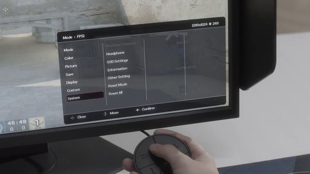 ZOWIE XL-K Monitor - Quick Access Settings смотреть онлайн